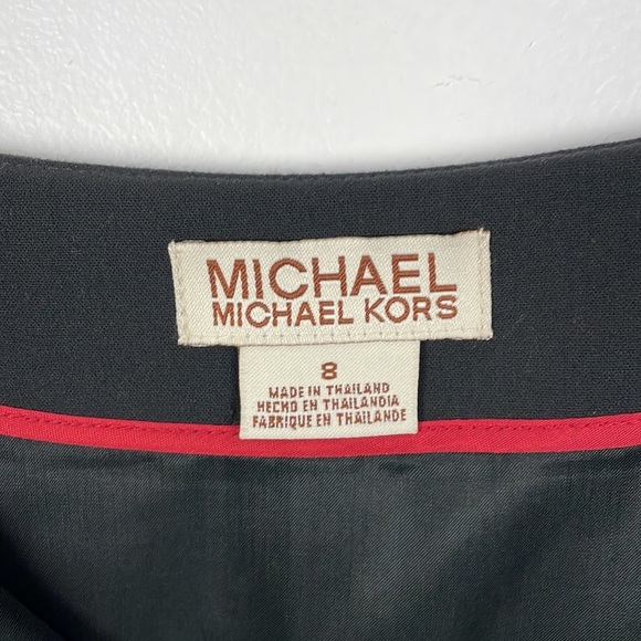 Michael Michael Kors casual black side zip closure A line skirt Size 8 - Picture 6 of 6